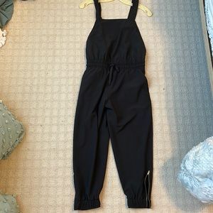 Albion XS petite black athleisure jumpsuit